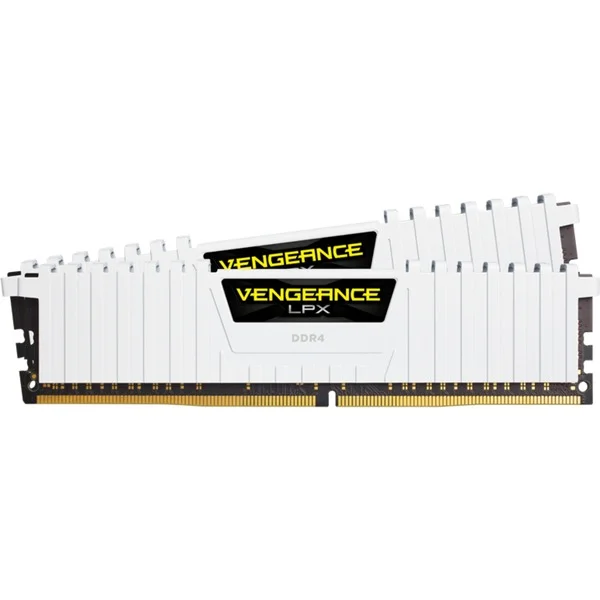 Corsair DIMM 16 GB DDR4-3200 (2x 8 GB) Dual-Kit, Arbeitsspeicher (weiß, CMK16GX4M2E3200C16W, Vengeance LPX, INTEL XMP)
