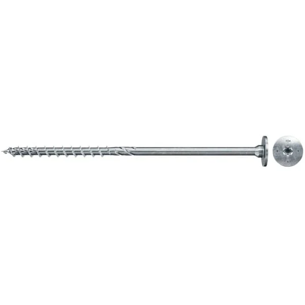 fischer Holzbauschraube PowerFast II 8,0x300 Stufen-Senkkopf TX (50 Stück, Teilgewinde, verzinkt)