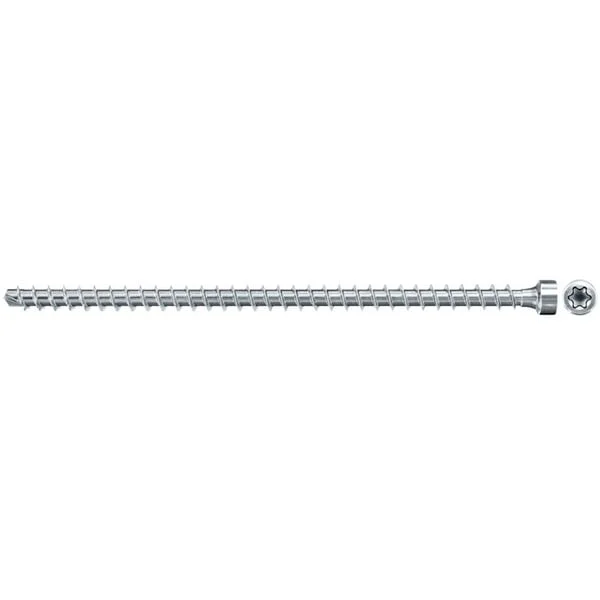 fischer Holzbauschraube PowerFull II 10,0x300 ZK TX VG (25 Stück, Vollgewinde, verzinkt)