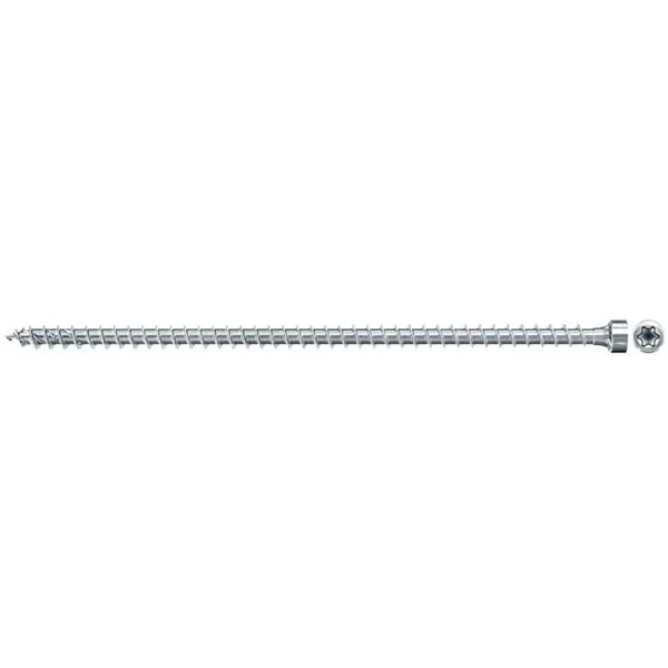 fischer Holzbauschraube PowerFull II 8,0x200 ZK TX VG (50 Stück, Vollgewinde, verzinkt)