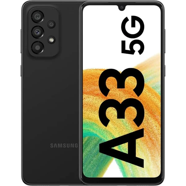 Samsung Galaxy A33 5G 128GB Generalüberholt, Handy (Awesome Black, 6 GB)