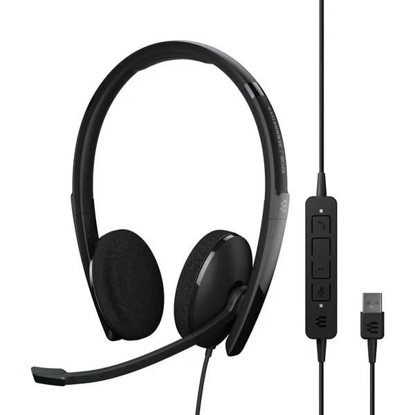 EPOS | Sennheiser ADAPT 160 USB II, Headset (schwarz, Stereo, USB)