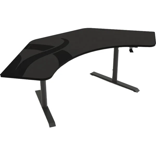 Arozzi Arena Angelo, Gaming-Tisch (schwarz, Pure Black)