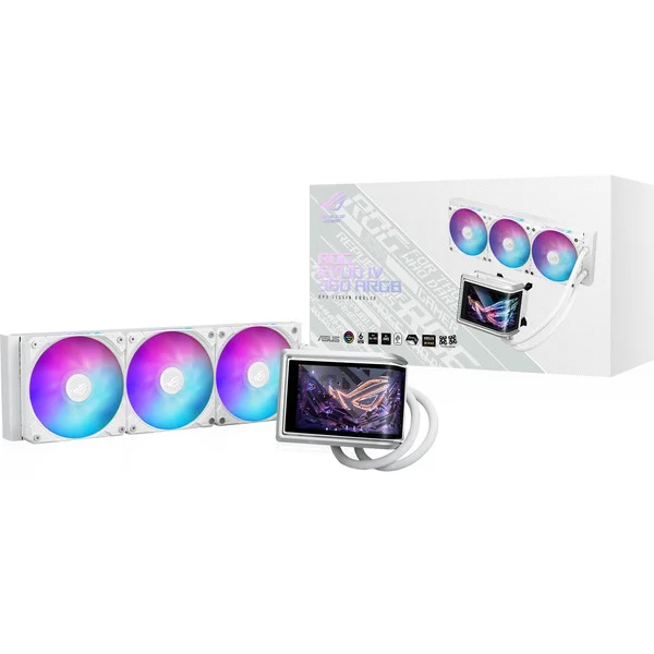 ASUS ROG RYUO IV 360 ARGB WHT, Wasserkühlung (weiß)
