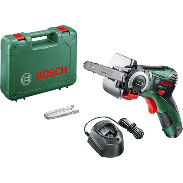 Bosch Heimwerken & Garten Akku-Säge NanoBlade EasyCut 12, 12Volt, Kettensäge (grün/schwarz, Li-Ion-Akku 2,0Ah, im Koffer)