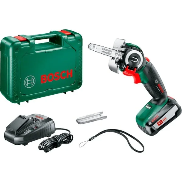 Bosch Heimwerken & Garten Akku-Säge NanoBlade AdvancedCut 18, 18Volt, Kettensäge (grün/schwarz, Li-Ionen Akku 2,5Ah, POWER FOR ALL ALLIANCE)