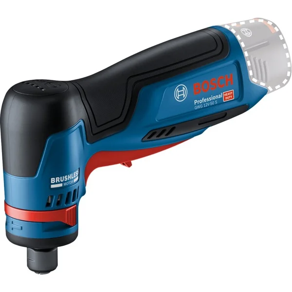 Bosch Professional Akku-Geradschleifer GWG 12V-50 S Professional solo (blau/schwarz, ohne Akku und Ladegerät)