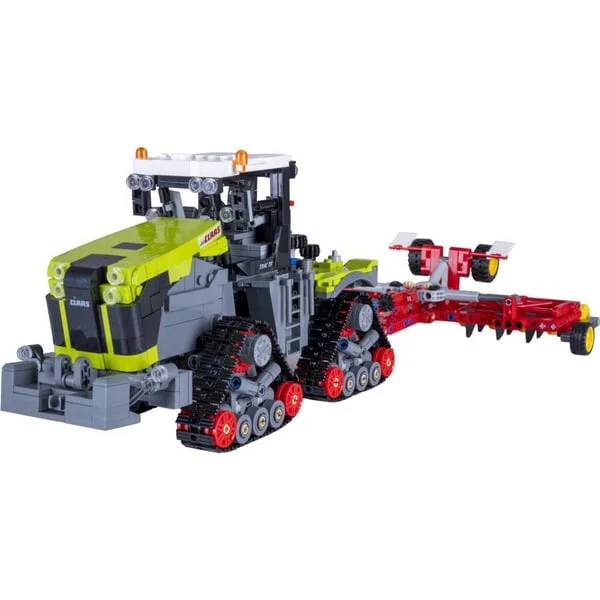 Jamara Claas Xerion 5000 Traktor Spielset Maßstab 1:32 Bausteine, Baukasten (grün)
