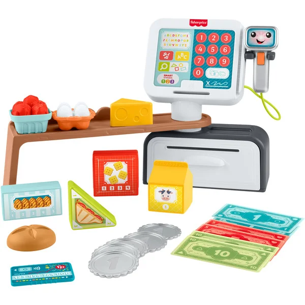 Mattel Lernspaß Meine erste Spielkasse elektronisches Lernspielzeug für Kleinkinder