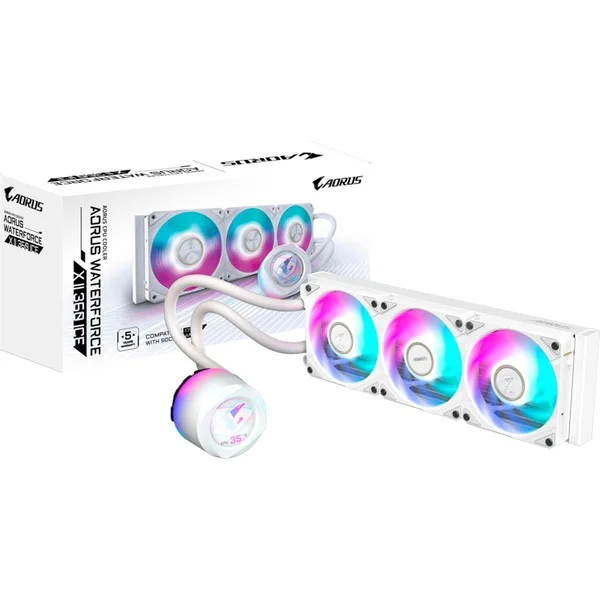 GIGABYTE AORUS WATERFORCE X II 360mm ICE, Wasserkühlung (weiß)
