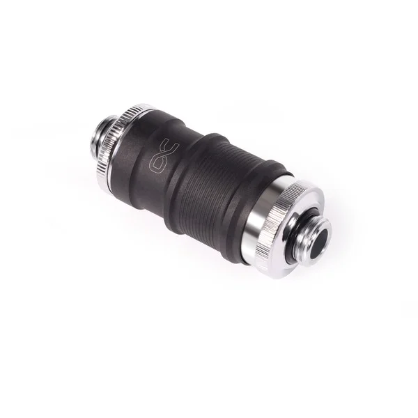 Alphacool ES Schnellverschluss BLH1A PushIn Set AG-AG, Verbindung (schwarz (matt)/chrom)