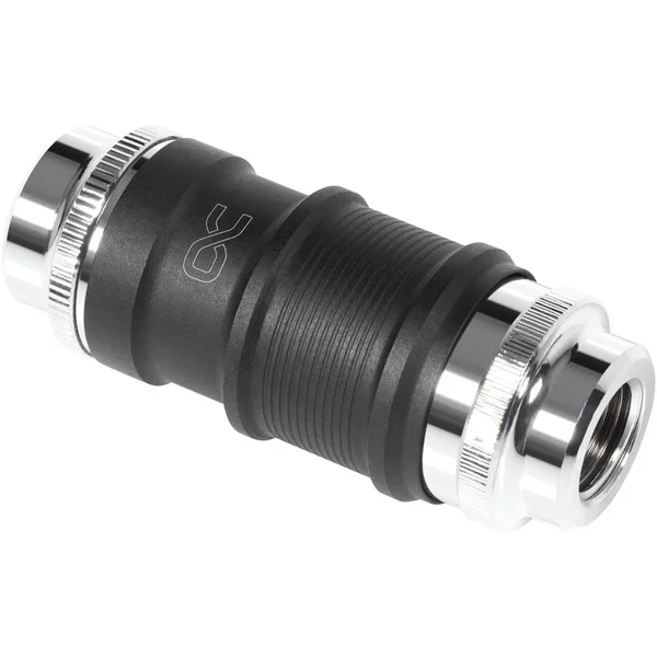 Alphacool ES Schnellverschluss BLH1A PushIn Set IG-IG, Verbindung (schwarz (matt)/chrom)