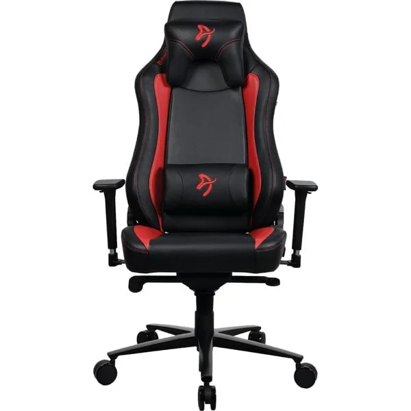 Arozzi Vernazza SoftPU, Gaming-Stuhl (schwarz/rot, Black/Red)