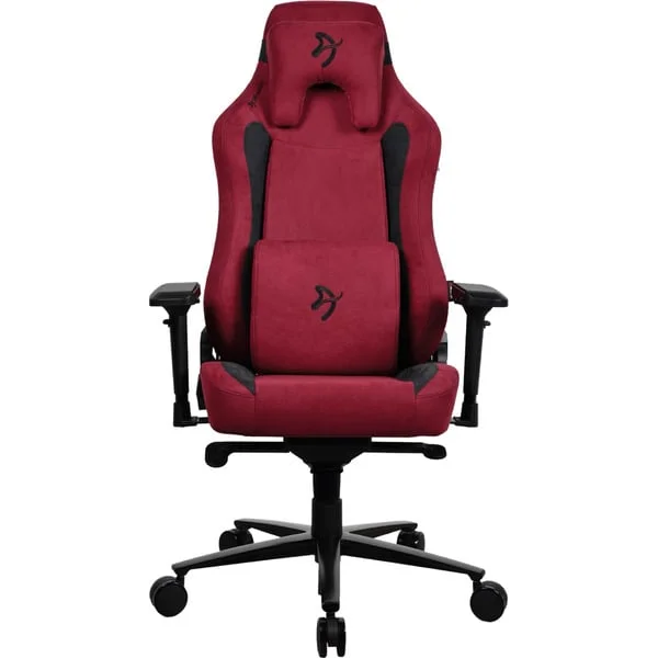 Arozzi Vernazza Supersoft Fabric, Gaming-Stuhl (rot, Bordeaux)