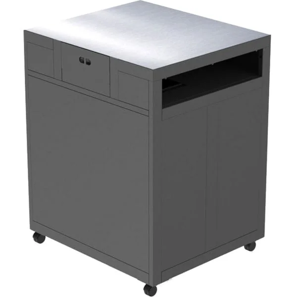 Witt Pizzatrolley Hauptmodul 48651044, Tisch (schwarz/silber, Pizzaofen Tisch)