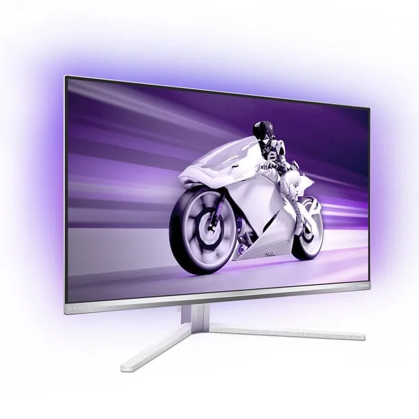Philips Evnia 27M2N8500 QD-OLED, Gaming-Monitor (67.3 cm (26.5 Zoll), weiß, QHD, HDMI, DP, G-Sync-komp., Free-Sync, KI-Ambiglow, 360Hz Panel)