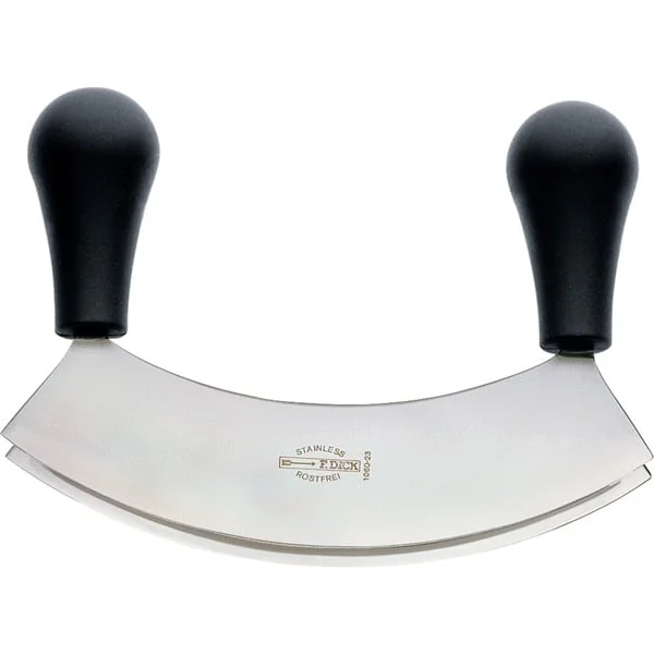 DICK Wiegemesser, Doppel-Klinge, 23cm (schwarz)