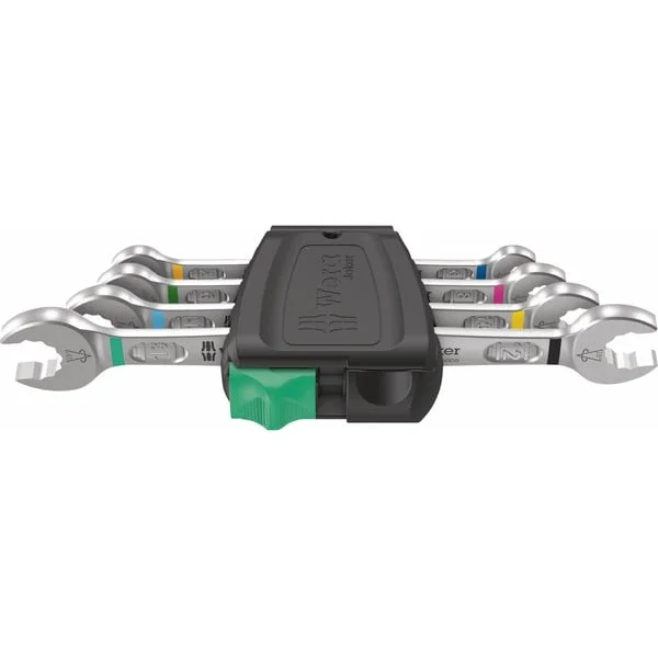 Wera 6005 Joker 4 Set 1 Doppelmaulschlüssel-Satz, Schraubenschlüssel (4-teilig)