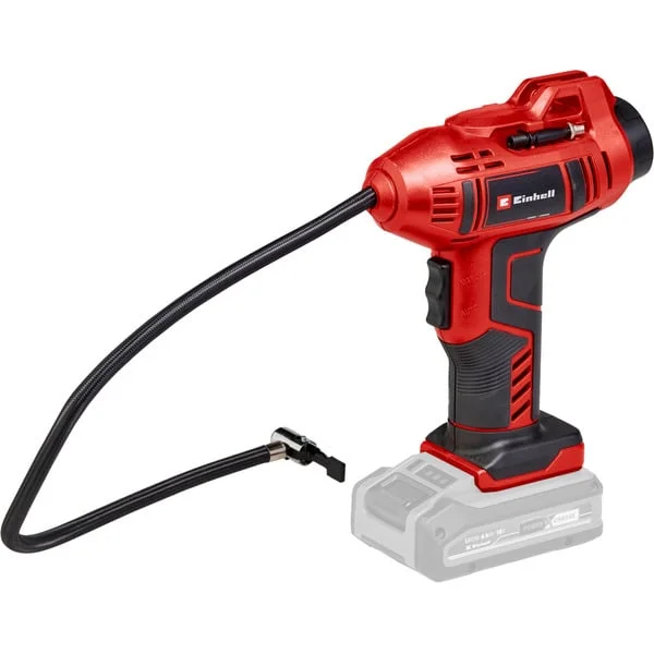EINHELL Power X-Change Akku-Autokompressor CE-CC 18 Li-Solo, 18Volt (rot/schwarz, ohne Akku und Ladegerät)