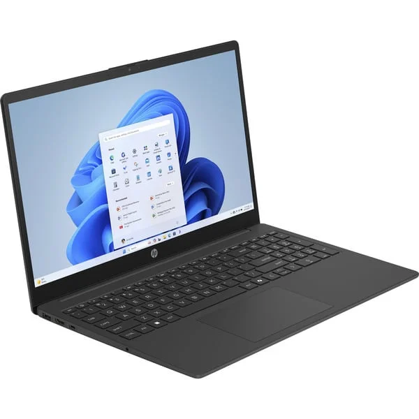 HP 15-fc1255ng, Notebook (schwarz, AMD Ryzen 5 7520U, AMD Radeon 610M, 16 GB LPDDR5, 512 GB (512 GB SSD), Windows 11 Home)