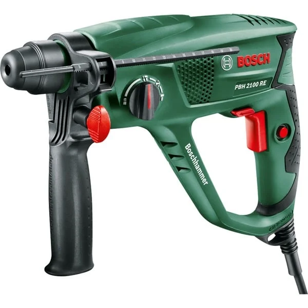 Bosch Heimwerken & Garten Bohrhammer PBH 2100 RE (grün/schwarz, 550 Watt, Koffer)