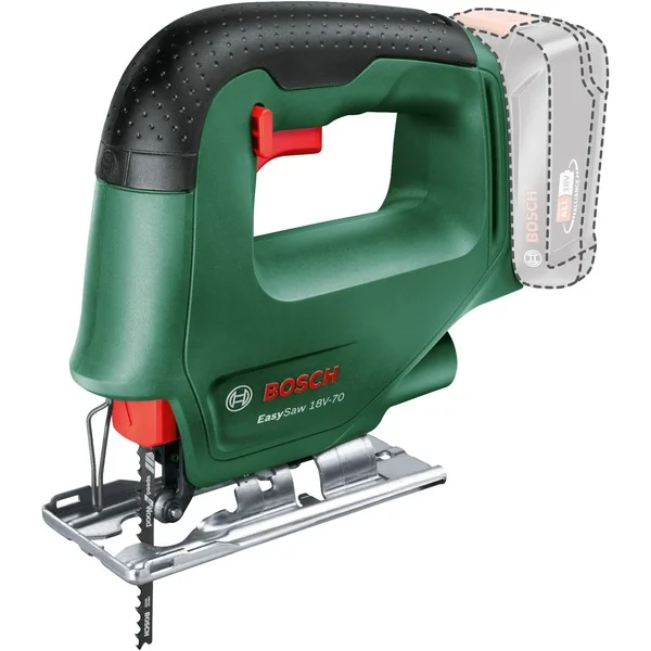 Bosch Heimwerken & Garten Akku-Stichsäge EasySaw 18V-70 (grün/schwarz, Li-Ionen Akku 2,0Ah, POWER FOR ALL ALLIANCE)