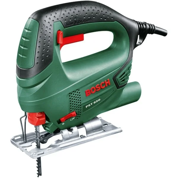 Bosch Heimwerken & Garten Stichsäge PST 650 (grün/schwarz, Koffer, 500 Watt)