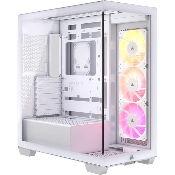 Corsair 3500X ARGB, Tower-Gehäuse (weiß, Tempered Glass)