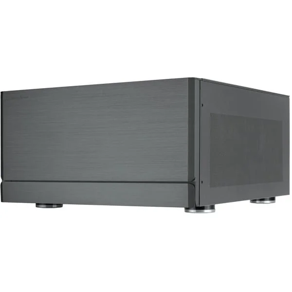 SilverStone SST-CW04TB Crown 04, HTPC-Gehäuse (dunkelgrau)