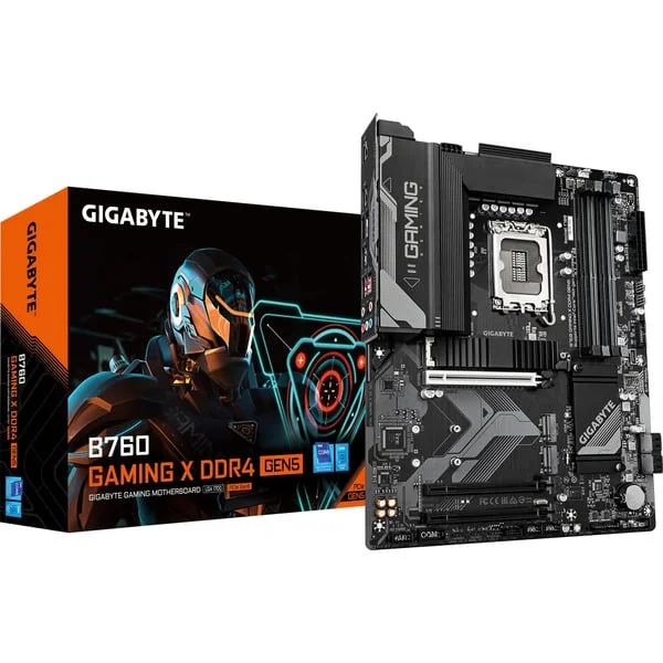 GIGABYTE B760 GAMING X DDR4 GEN5, Mainboard (schwarz/grau)