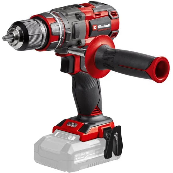 EINHELL Professional Akku-Schlagbohrschrauber TP-CD 18/80 Li-i BL - Solo, 18Volt (rot/schwarz, ohne Akku und Ladegerät)