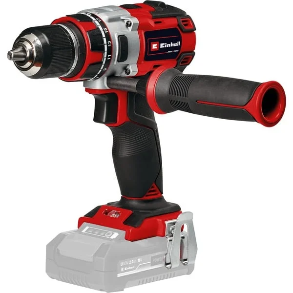 EINHELL Professional Akku-Bohrschrauber TP-CD 18/80 Li BL-Solo, 18Volt (rot/schwarz, ohne Akku und Ladegerät)