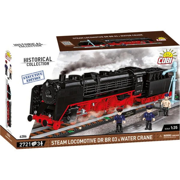 COBI DR BR 03 Steam Locomotive & Water Crane - Executive Edition, Konstruktionsspielzeug (Maßstab 1:35)