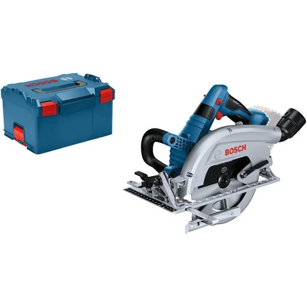 Bosch Professional PRO Akku-Handkreissäge BITURBO GKS 18V-70 L Professional solo (blau/schwarz, ohne Akku und Ladegerät, in L-BOXX)