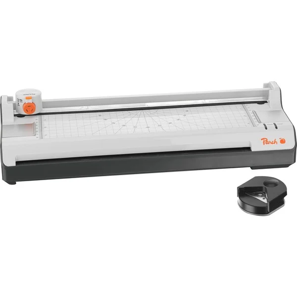 Peach 6 in 1 Laminiergerät A3 inkl. Eckenrunder, Trimmer, Laminierfolien (PBP450)
