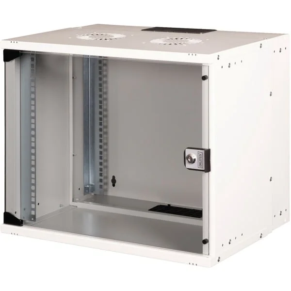 Digitus Wandgehäuse SOHO PRO , IT-Schrank (hellgrau, 9 Höheneinheiten)