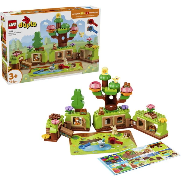 LEGO 10480 DUPLO Town Wald mit wilden Tieren, Konstruktionsspielzeug