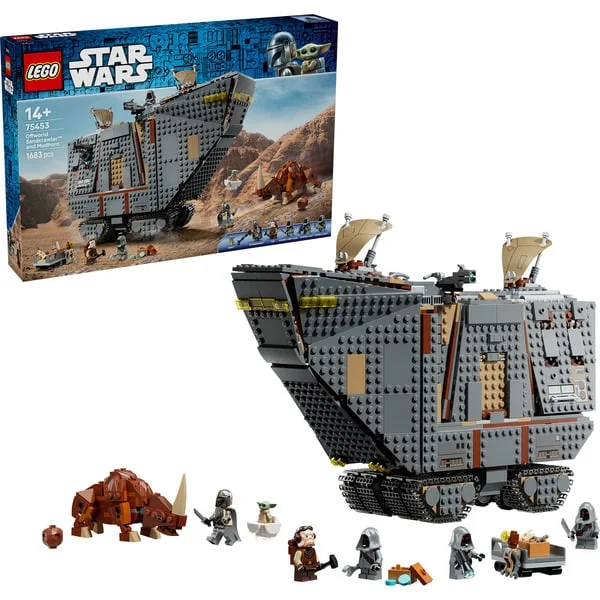 LEGO 75453 Star Wars Offworld Sandkrawler und Schlammhorn, Konstruktionsspielzeug