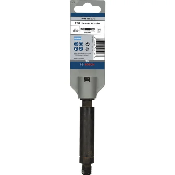 Bosch Professional PRO SDS max Hammer Adapter, für 1/2"-20 UNF Bohrfutter (für Bohrhämmer)