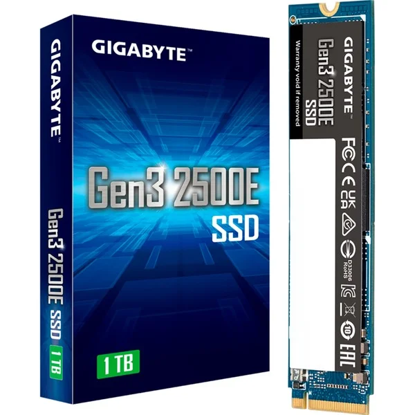 GIGABYTE Gen3 2500E SSD 1 TB (PCIe 3.0 x4, NVMe 1.3, M.2 2280)
