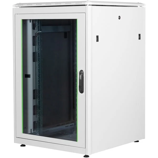 Digitus Netzwerkschrank Unique 800x800 22HE, IT-Schrank (hellgrau, 22 Höheneinheiten)