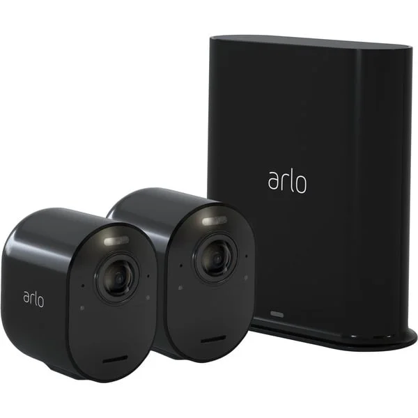Arlo Ultra 2 Spotlight, Kamera (schwarz, 2er Set)