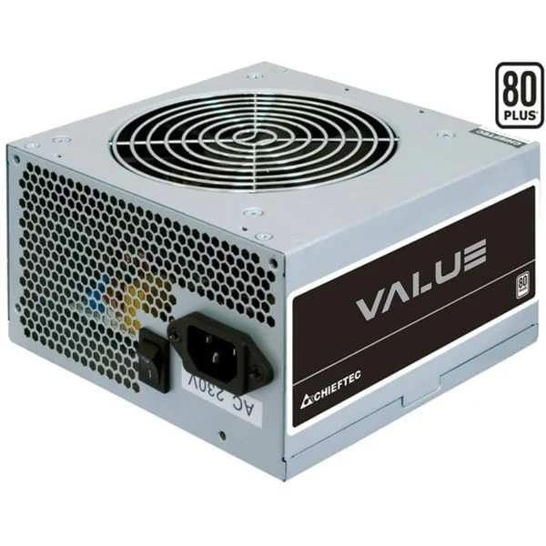 Chieftec APB-500B8 500W, PC-Netzteil (grau, 1x PCIe, 500 Watt, Bulk)