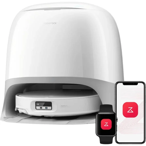 Roborock Qrevo Curv 2 FlowX, Saugroboter (weiß/grau)