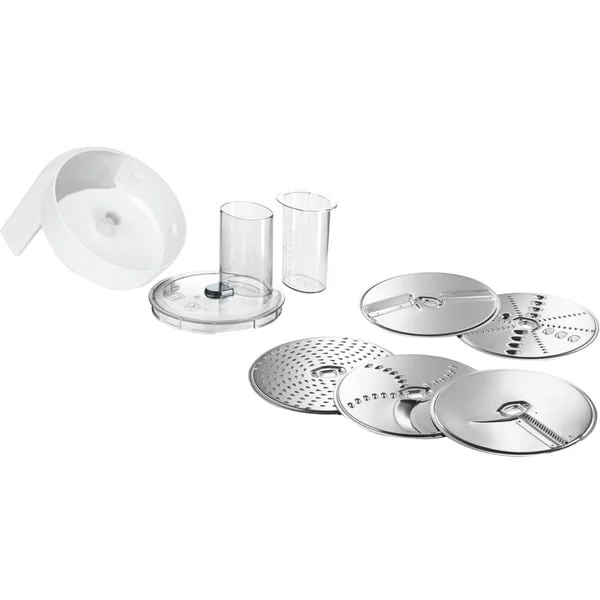 Bosch Home Durchlaufschnitzler VeggieLove Set, Zerkleinerer (weiß, für MUM Serie 2, MUM Serie 4, MUM 5)