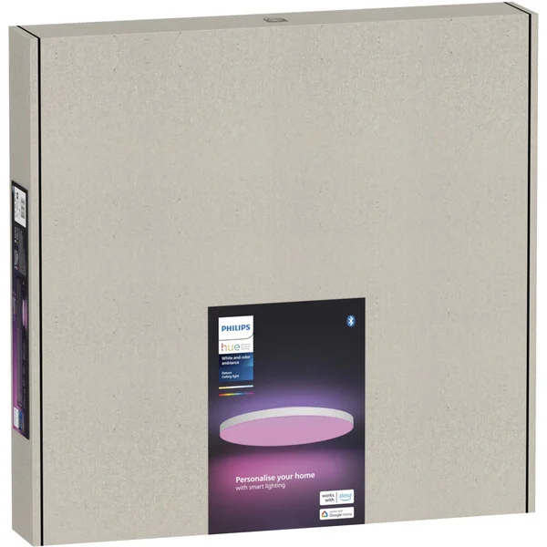 Philips HUE White & Color Ambiance Deckenleuchte Datura, groß, LED-Leuchte (weiß, rund)