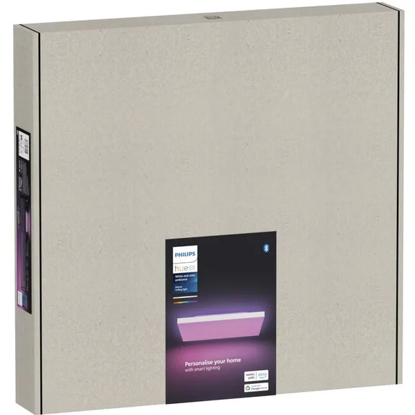 Philips HUE White & Color Ambiance Datura Deckenleuchte, LED-Leuchte (weiß, quadratisch)