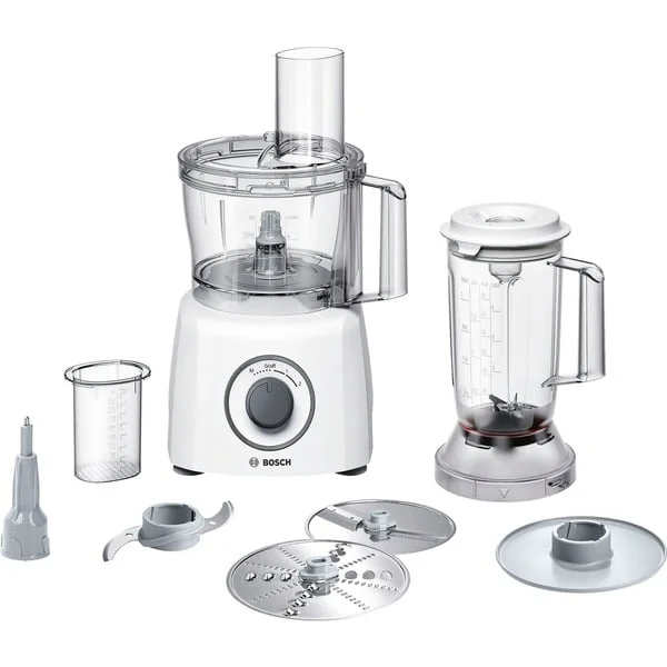 Bosch Home Kompakt-Küchenmaschine MultiTalent 3 (weiß, 800 Watt)