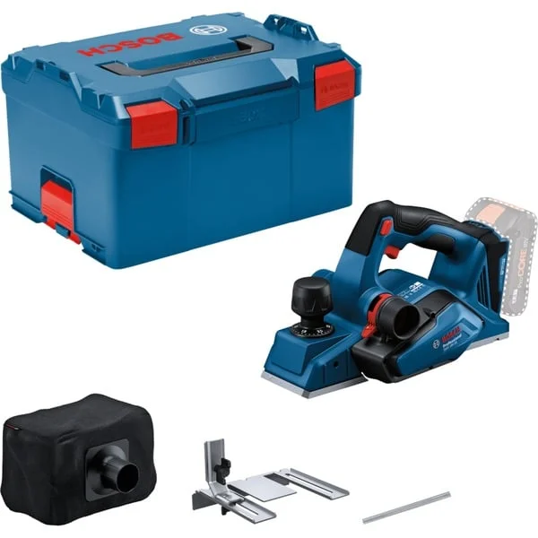 Bosch Professional Akku-Falzhobel GHO 18V-26 Professional solo, 18Volt, Elektrohobel (blau/schwarz, ohne Akku und Ladegerät, in L-BOXX)
