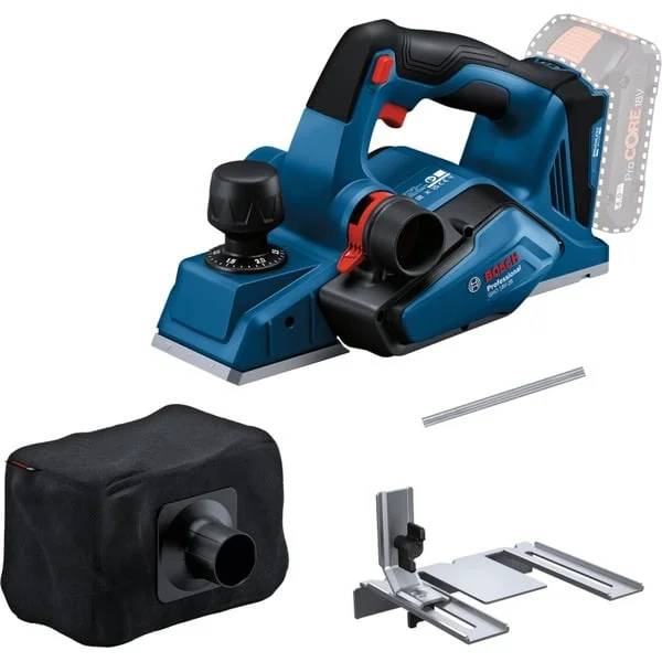 Bosch Professional Akku-Falzhobel GHO 18V-26 Professional solo, 18Volt, Elektrohobel (blau/schwarz, ohne Akku und Ladegerät)